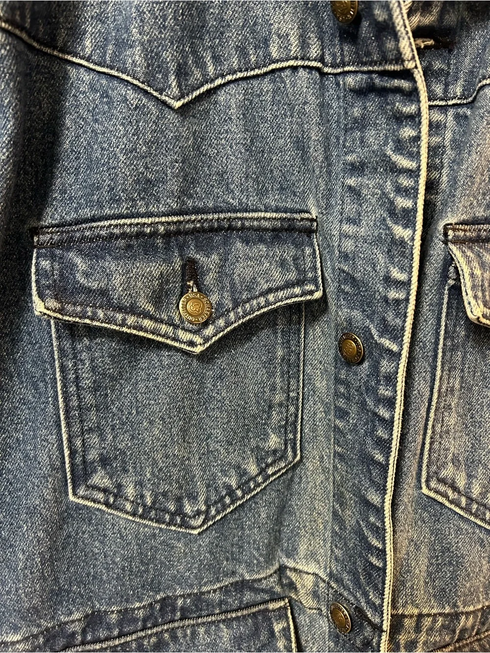 Vintage Schaefer Outfitter USA Denim Jacket CMSA 2006 Championship